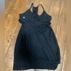 Lululemon Black Tank Top with Built in Bra